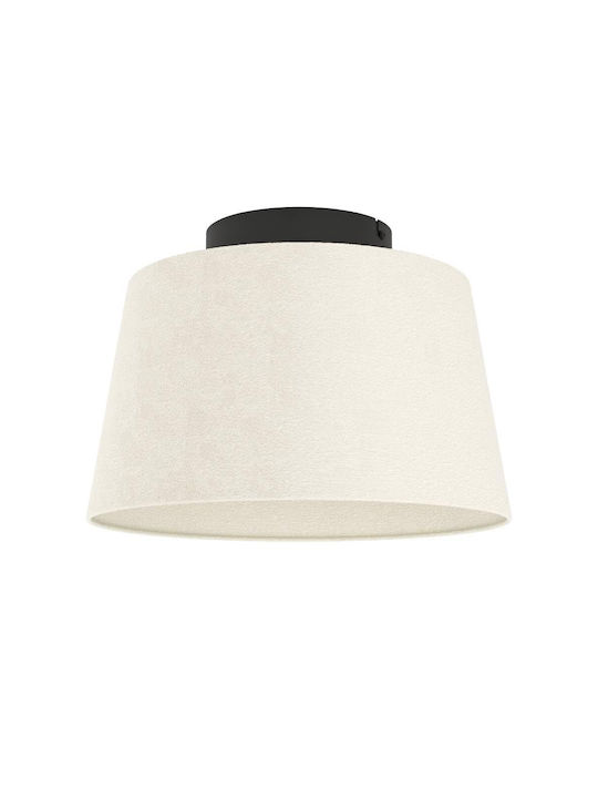 Eglo Ceiling Mount Light Black with Socket E27