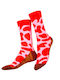 Eat My Socks Ανδρικές Κάλτσες Κόκκινες