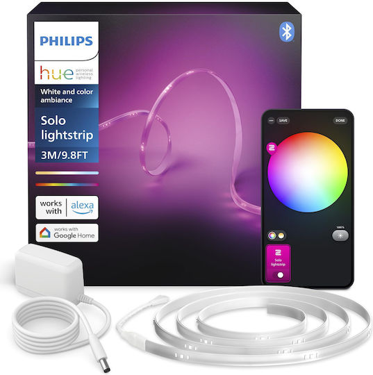 Philips LED Strip RGB Light 3m with Power Supply