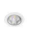 KT Lighting Χωνευτό Σποτ με Ενσωματωμένο LED και Θερμό Λευκό Φως Λευκό 1τμχ