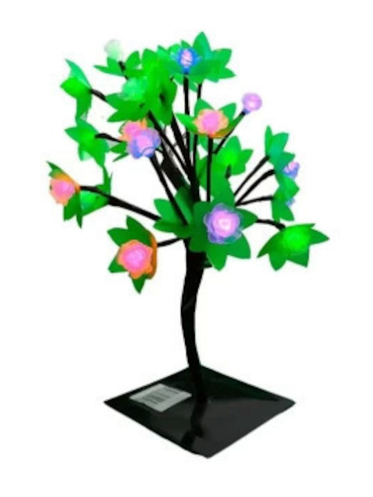 Christmas Decorative Illuminated Cherry Tree Natural Appearance 40cm Green