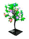 Christmas Decorative Illuminated Cherry Tree Natural Appearance 40cm Green