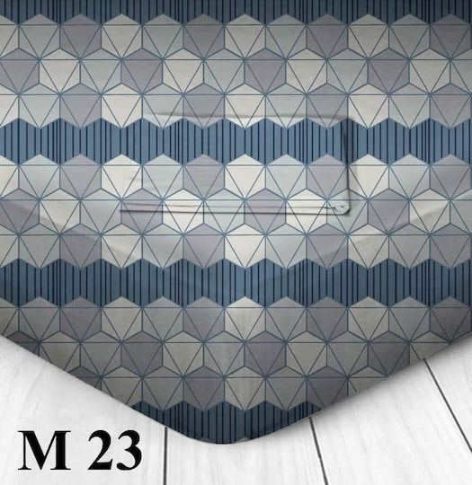 Marwa Γεωμετρικό M Σετ Σεντόνια Μονά 160x250εκ. M-23 (3τμχ)