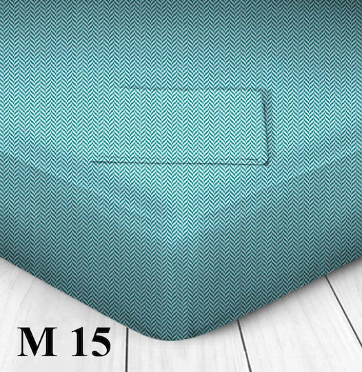 Marwa King Size 180x200+30см. с Ластик Рибена кост M M-15 Marwa King Size 180x200+30см. с Ластик Рибена кост M M-15