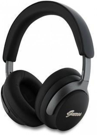 Guess Script Logo Căști Audio Over Ear Wireless / Cu Fir Cu 32 Ore Autonomie Negre