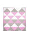 Children's Foam Puzzle Mat Triangle Shape 96 Pieces 186×186 Cm Gray Pink