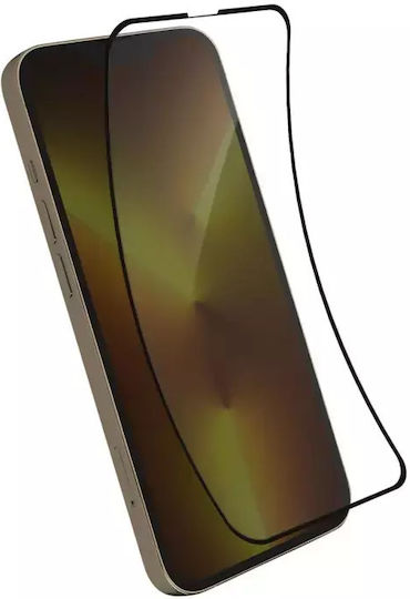 Techwave 5D 0.3mm Ceramic Full Glue Full Face Tempered Glass Μαύρο (iPhone 17 Pro Max / iPhone 16 Pro Max)