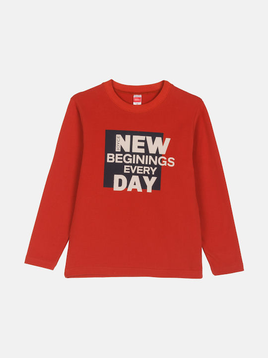 Joyce Children's Blouse Long Sleeve Paprika