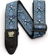 Ernie Ball Strap for Guitar Blue