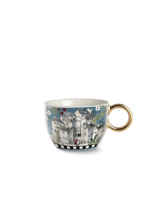 Egan Italy Weihnachtliche Becher Porzellan Weiß Weihnachtlich Becher Porzellan Weiß