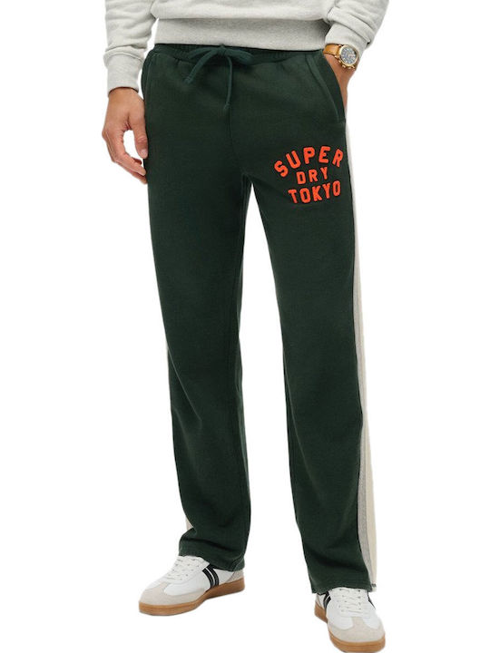 Superdry Sweatpants without Elastic Green