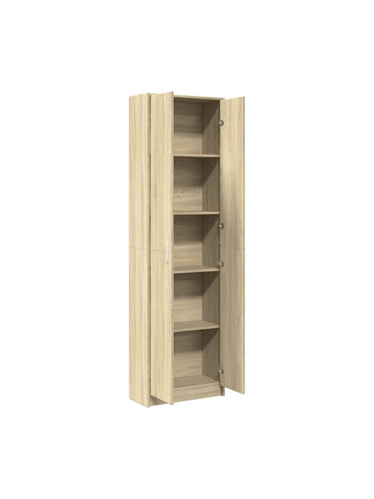 Double Door Wardrobe Sonoma Oak 55x25x189cm