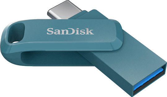 Sandisk Ultra Dual 64GB USB 3.1 Stick mit Verbindung USB-A & USB-C Navagio Bay