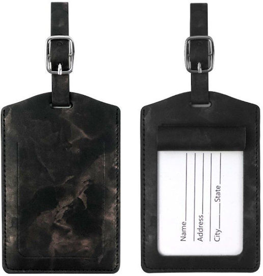 Travel Tag Ετικέτα Βαλίτσα Μαύρη Oem