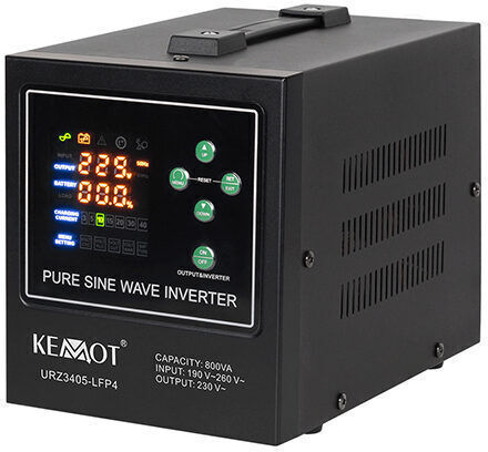 Kemot URZ3405-LFP4 Inverter Unda sinusoidală pură 500W 12V Cu o singură fază LCH-URZ3405-LFP4
