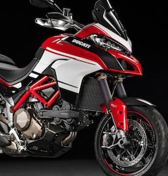 Moto Discovery Προστατευτικά Μπροστινής Ανάρτησης Μοτοσυκλέτας Ducati Multistrada Μαύρο