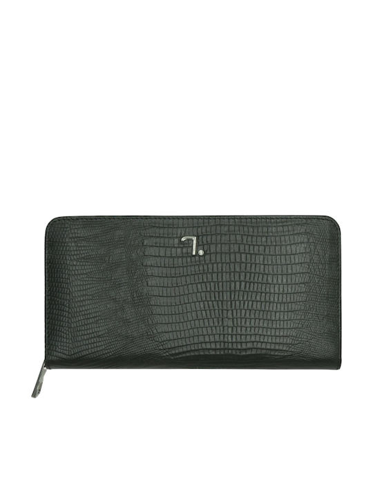 7.Dots Leather Women's Wallet Classic Green