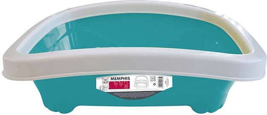 M-Pets Λεκάνη Γάτας Τιρκουάζ Μ40.5 x Π33.2 x Υ12cm
