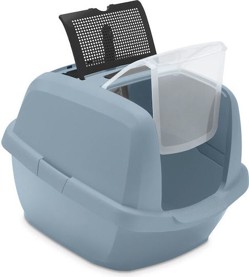 Imac Maddy Τουαλέτα Γάτας Κλειστή με Φίλτρο Μπλε Μ57 x Π43 x Υ41cm