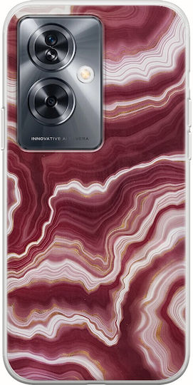 Achatstein Rot Oneplus Nord N30 Se 5g Flexibles TPU Transparentes Silikon