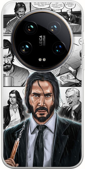 John Wick Xiaomi 14 Ultra 5G Flexibles TPU Transparentes Silikon