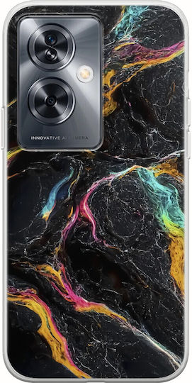 Cracked Marble Colorful Oneplus Nord N30 Se 5g Flexible TPU Transparent Silicone