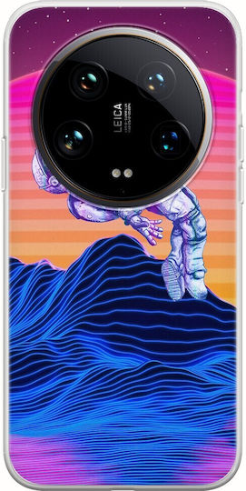 Neon-Astronaut Xiaomi 14 Ultra 5G Flexibles TPU Transparentes Silikon