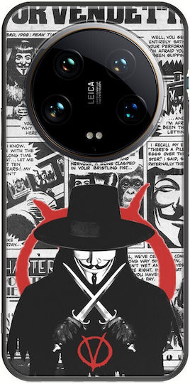 V Vendetta Xiaomi 14 Ultra 5G Negru TPU Silicon Negru