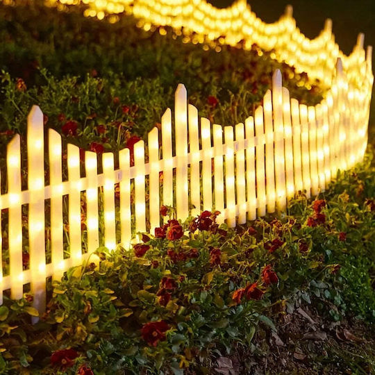 Beleuchtet Weihnachtliche Figur Zaun Weiß 280x280cm