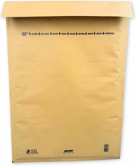 thessPACK Envelope Bag Type with Bubble Wrap 1pcs in Brown Color