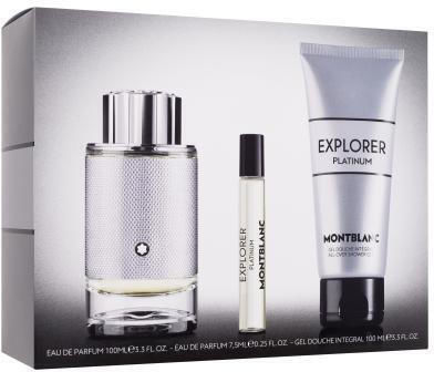 MontBlanc Explorer Platinum Herren Set mit Eau de Parfum und Duschgel