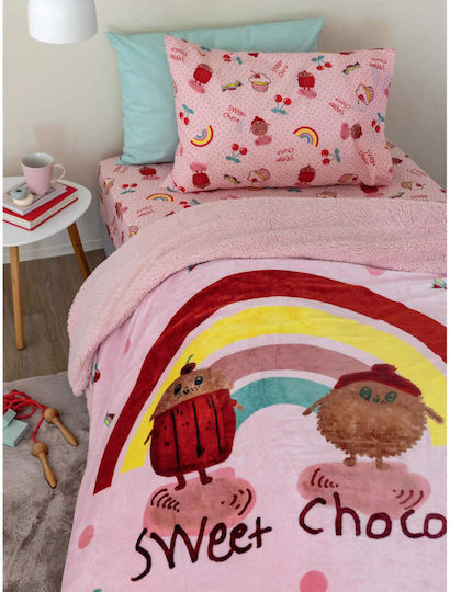 Palamaiki Kids Duvet Cover Single Pink 160x220cm