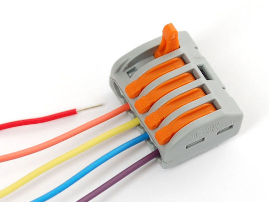 Adafruit Κλέμα 5 θέσεων Snap-action (12-28 AWG) (P874B) 3τμχ