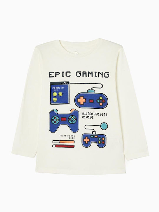 Kids' Shirt Long Sleeve White