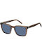Tommy Hilfiger Men's Sunglasses with Brown Plastic Frame and Blue Lens TH2127/S 09Q/KU