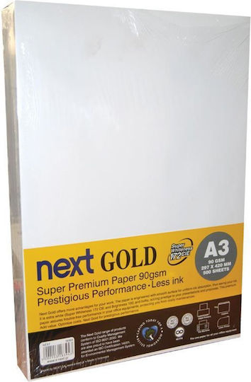 Next Printing Paper A3 90gr/m² 5x500 sheets Gold