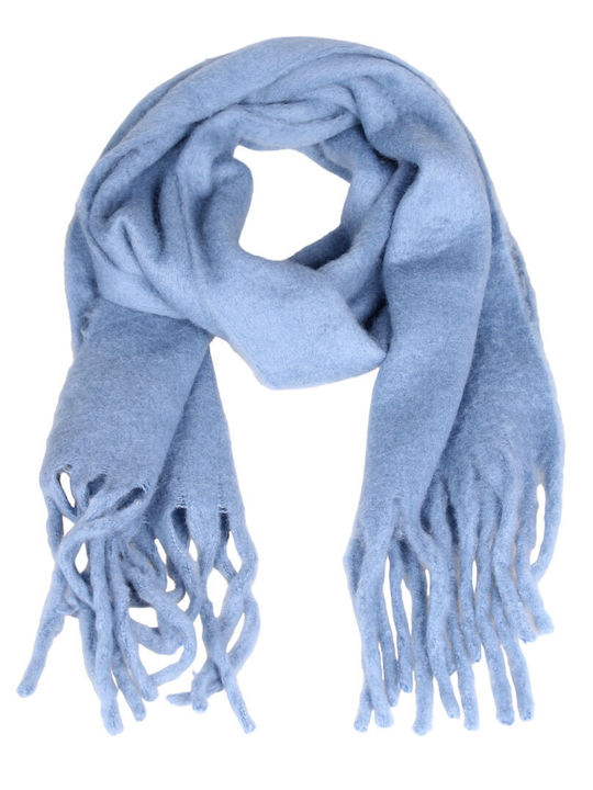 Amelie Women's Wool Scarf Blue