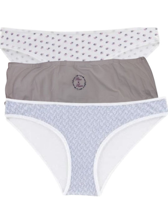 Βαμβακερά Women's Slip 3Pack Ecru