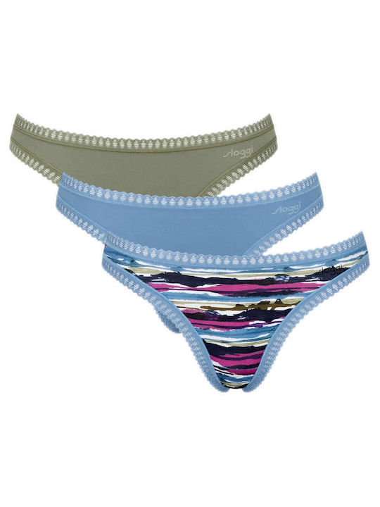 Sloggi Βαμβακερά Damen Zeichenfolge 3Pack mit S...