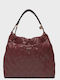 Damen-Hobo-Tasche Burgundy