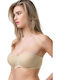 Μπεζ Strapless Σουτιέν