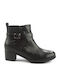 Women's Ankle Boots with Medium Heel Black