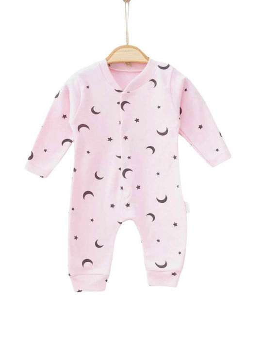 Nayinom Baby Bodysuit Long-Sleeved Pink