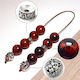Handmade Mahogany Obsidian Worry Beads