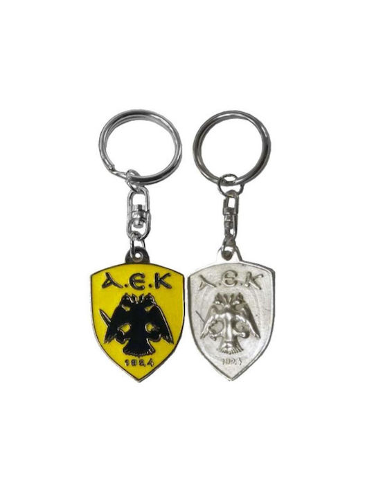 AEK Chrome Double-Sided Keychain AE286