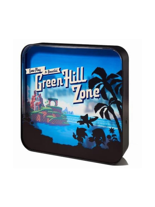 Numskull Lampă decorativă pentru copii Sonic Multicolor 19x19cm