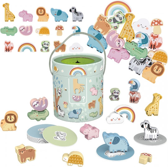 Woopie Animal Touch And Match - Animals made of Wood