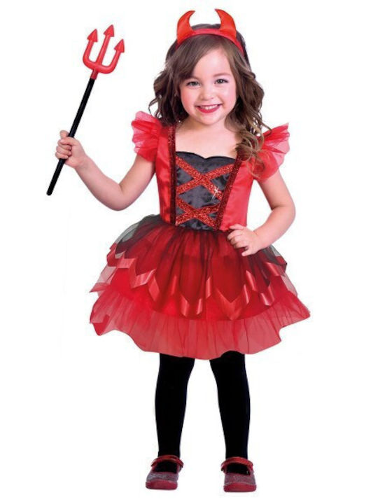 Kids Carnival Costume Diabolina