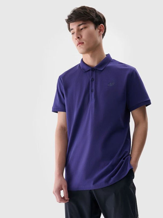 4F Polo T-Shirt Blau