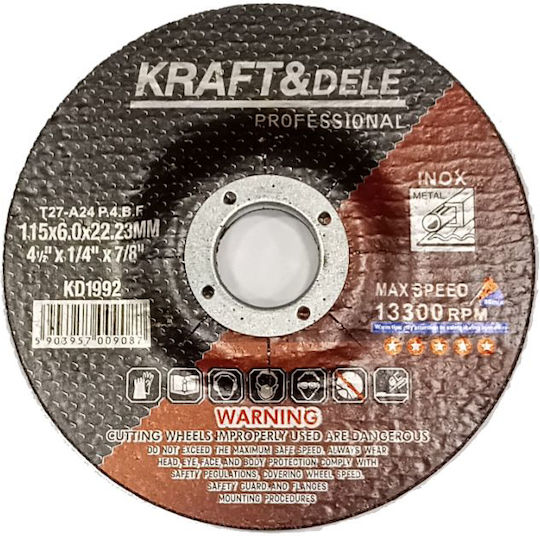 Kraft & Dele Disc de tăiere Metalic 115mm